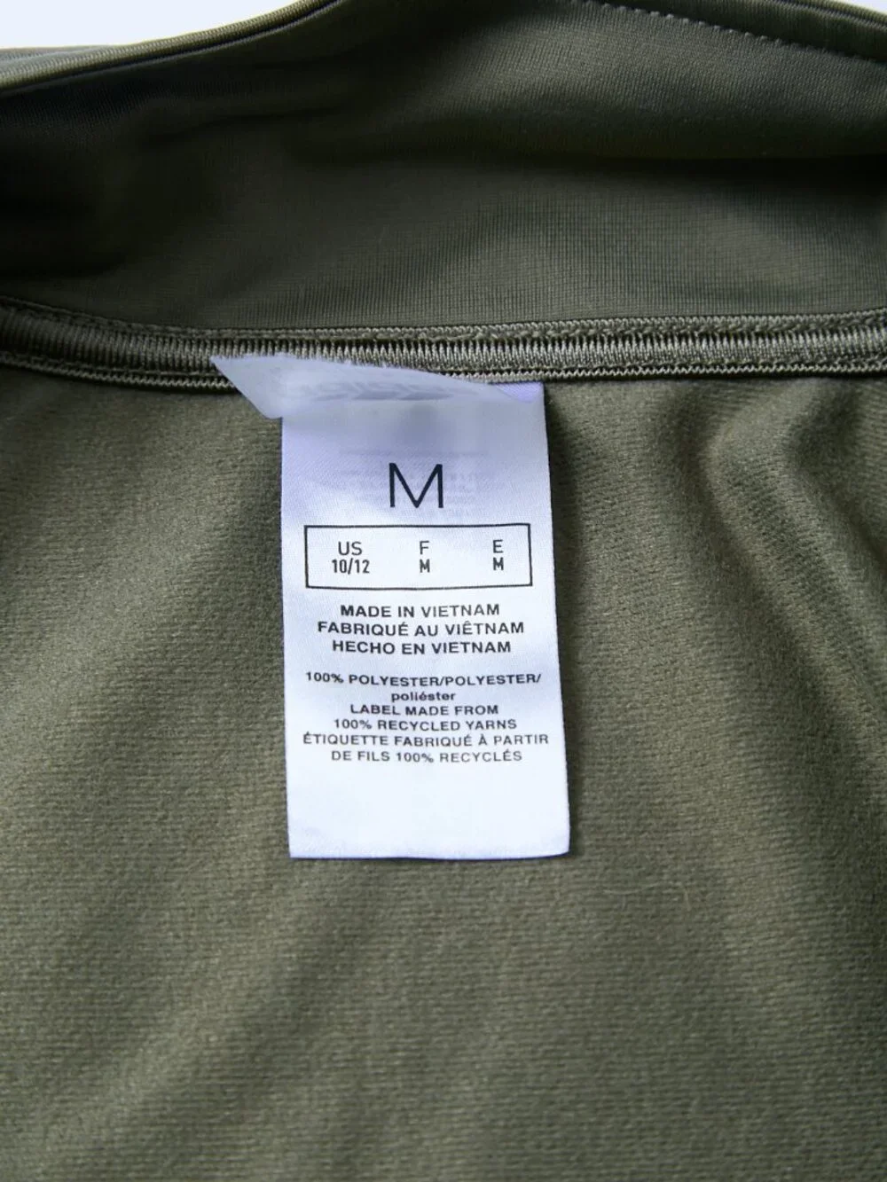 adidas Contrast 3-Stripe Tricot Track Jacket Unisex Big Kids 10/12 olive green